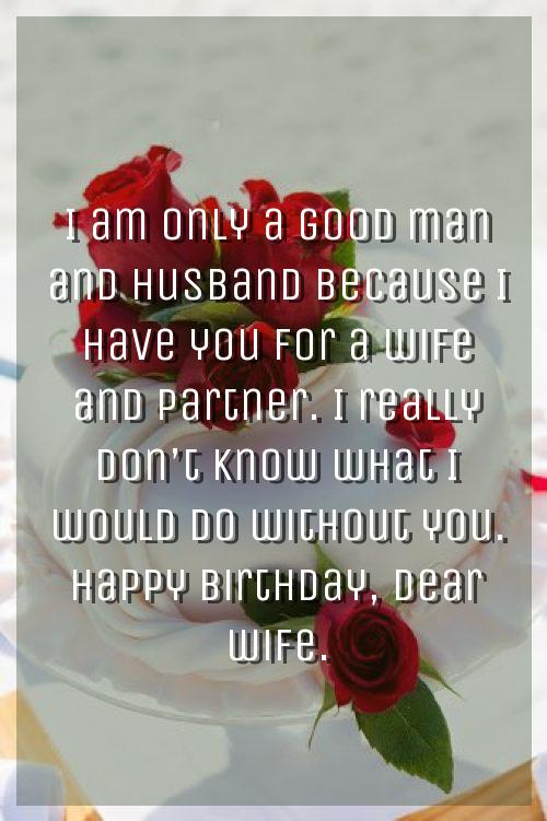 happy birthday note for wife